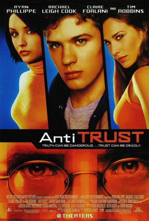 the movie poster: Antitrust (2001)