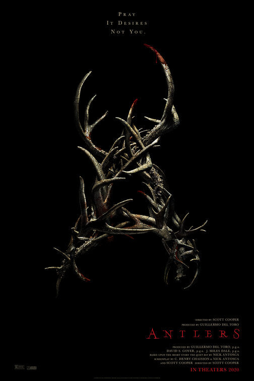 1000 piece jigsaw puzzle for the movie poster: Antlers (2021)