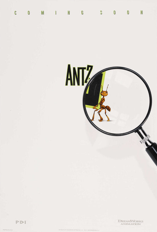 the movie poster: Antz (1998) ver1