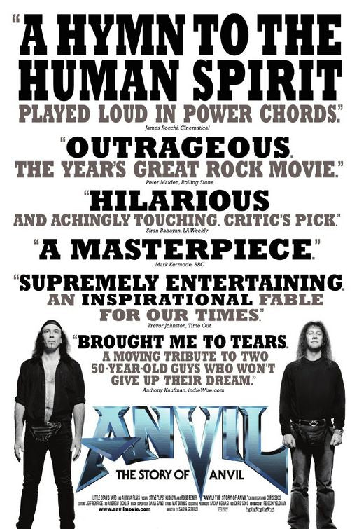 the movie poster: Anvil! The Story of Anvil (2009) ver2