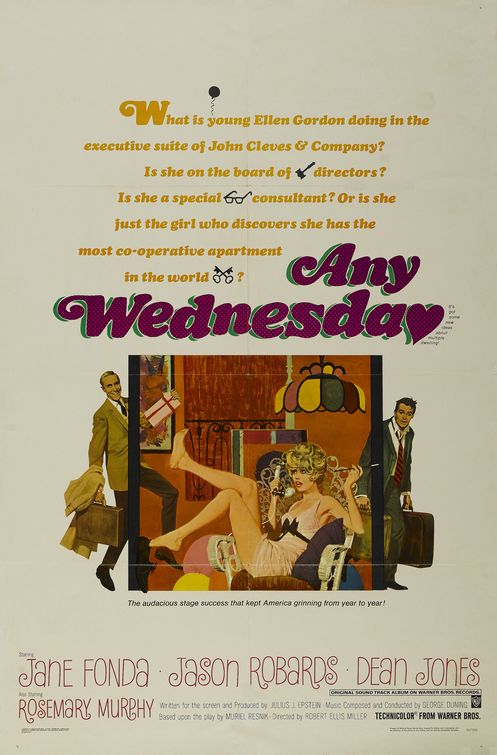 the movie poster: Any Wednesday (1966)
