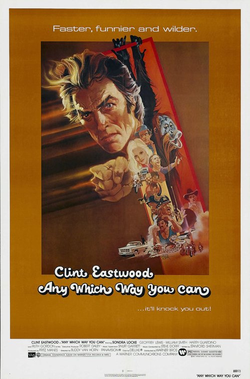 the movie poster: Any Which Way you Can (1980)