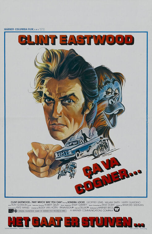 1000 piece jigsaw puzzle for the movie poster: Any Which Way you Can (1980) ver2