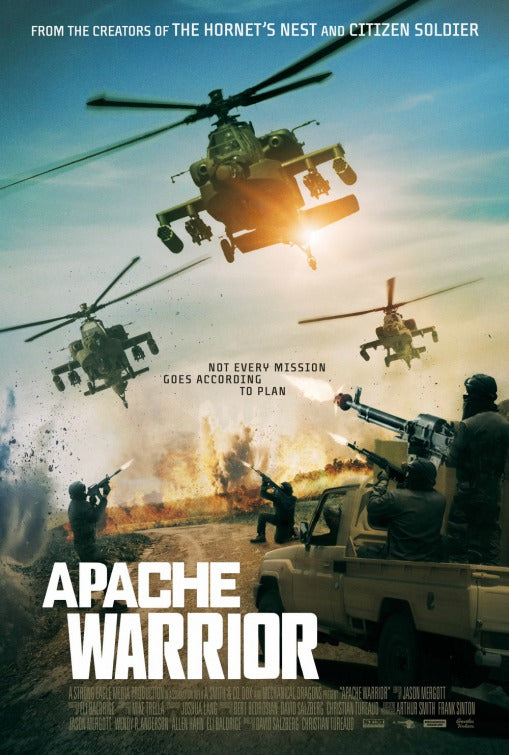 1000 piece jigsaw puzzle for the movie poster: Apache Warrior (2017)