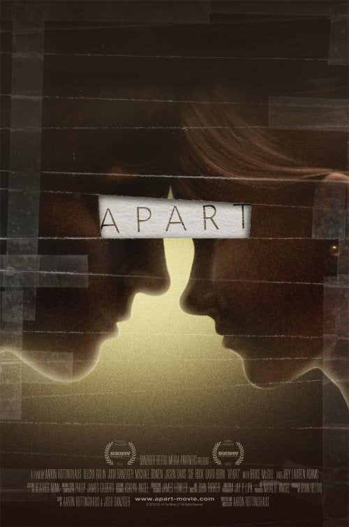 1000 piece jigsaw puzzle for the movie poster: Apart (2012)