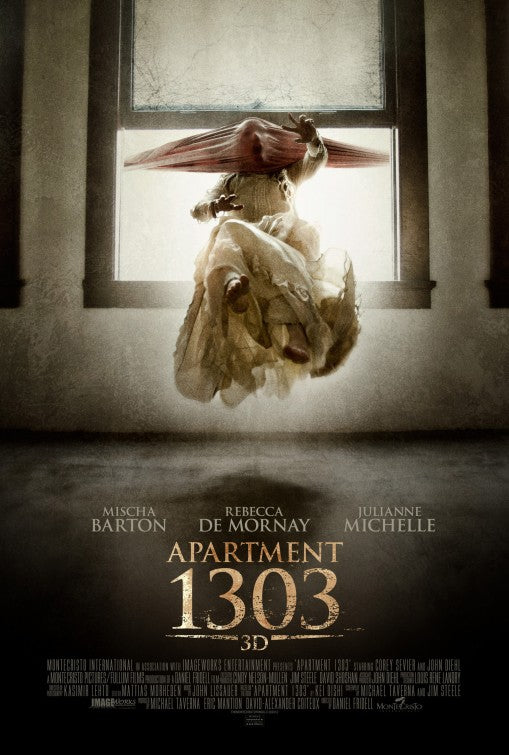 1000 piece jigsaw puzzle for the movie poster: Apartment 1303 3D (2012)
