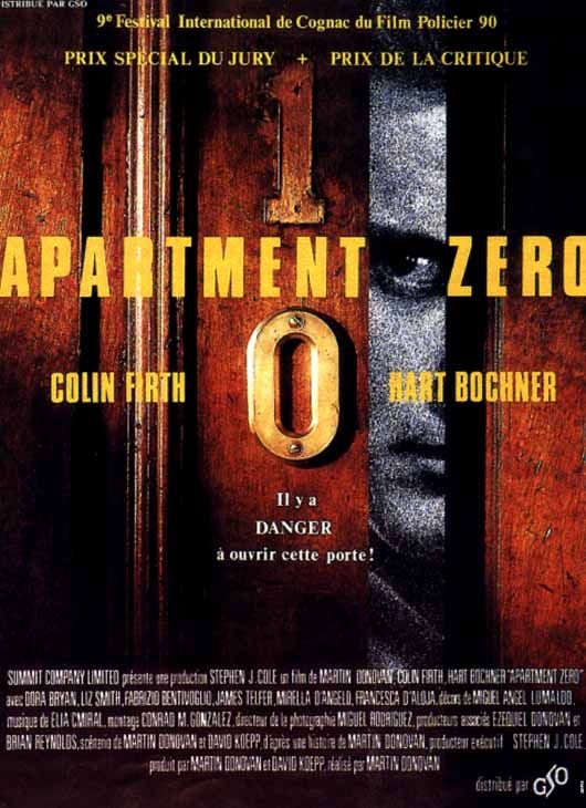 the movie poster: Apartment Zero (1989)