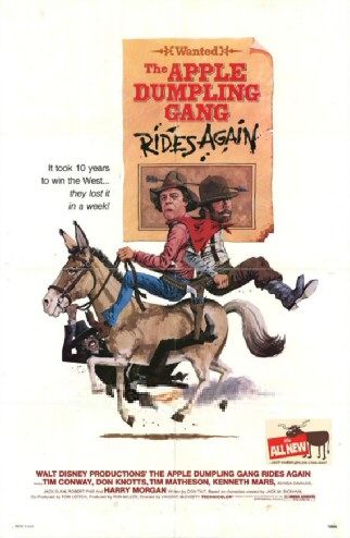 the movie poster: The Apple Dumpling Gang Rides Again (1979)