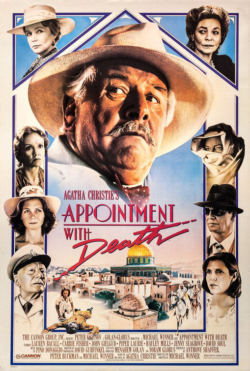 1000 piece jigsaw puzzle for the movie poster: Appointment with Death (1988)