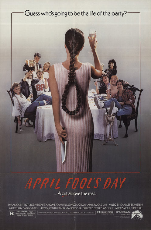 the movie poster: April Fool's Day (1986)