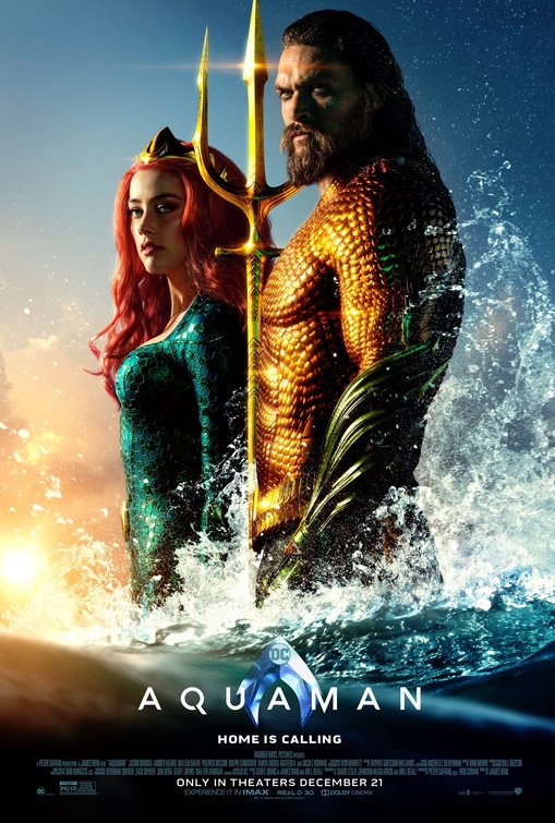 1000 piece jigsaw puzzle for the movie poster: Aquaman (2018) ver11