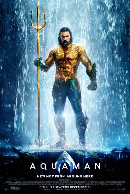 1000 piece jigsaw puzzle for the movie poster: Aquaman (2018) ver12