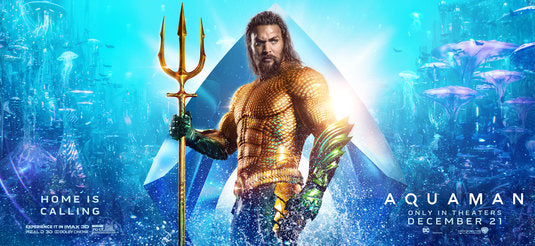 1000 piece jigsaw puzzle for the movie poster: Aquaman (2018) ver14