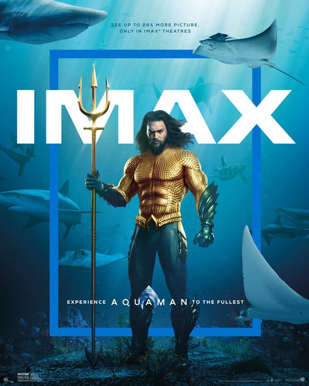1000 piece jigsaw puzzle for the movie poster: Aquaman (2018) ver18