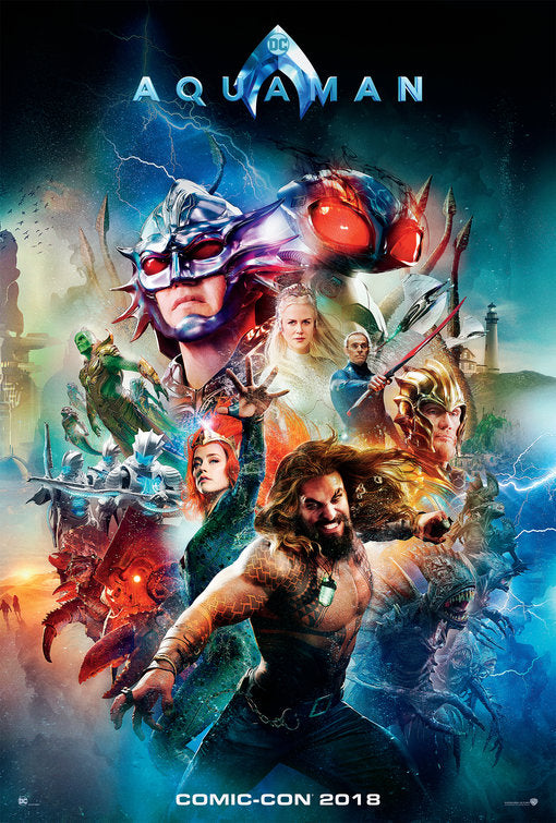 1000 piece jigsaw puzzle for the movie poster: Aquaman (2018) ver2