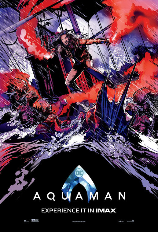 1000 piece jigsaw puzzle for the movie poster: Aquaman (2018) ver22