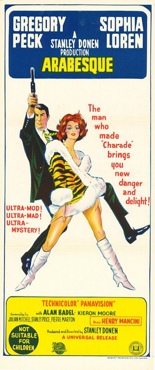 the movie poster: Arabesque (1966) ver3