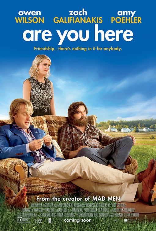 1000 piece jigsaw puzzle for the movie poster: Are You Here (2014)