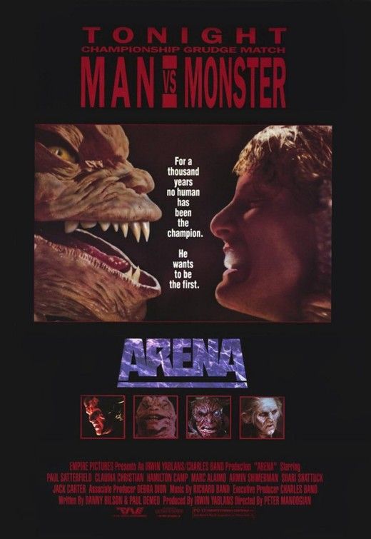 1000 piece jigsaw puzzle for the movie poster: Arena (1989)