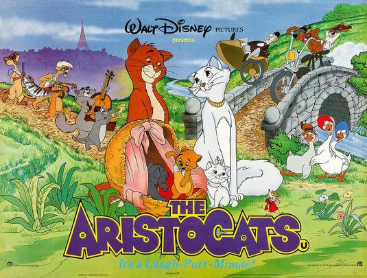 the movie poster: The Aristocats (1970) ver3