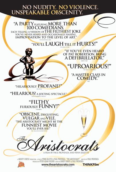 the movie poster: The Aristocrats (2005) ver2