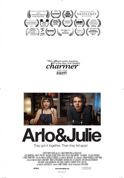 1000 piece jigsaw puzzle for the movie poster: Arlo and Julie (2015)