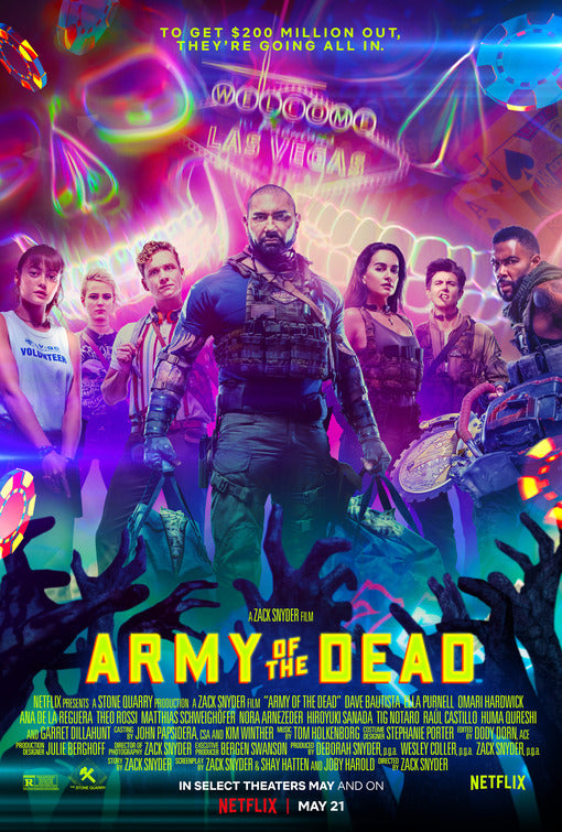 1000 piece jigsaw puzzle for the movie poster: Army of the Dead (2021) ver17