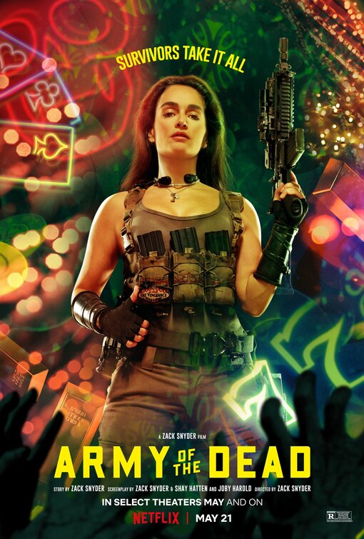 1000 piece jigsaw puzzle for the movie poster: Army of the Dead (2021) ver7