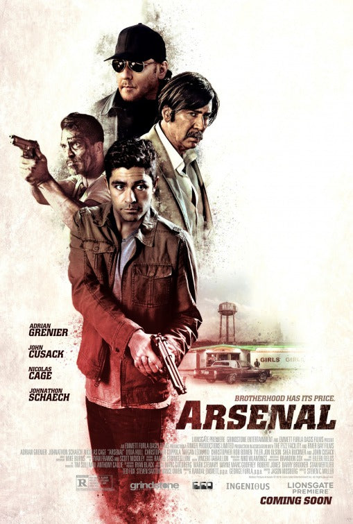 1000 piece jigsaw puzzle for the movie poster: Arsenal (2017)
