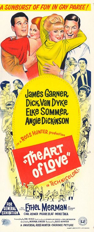 the movie poster: The Art of Love (1965) ver2