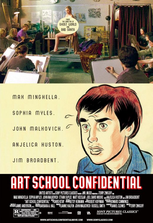 the movie poster: Art School Confidential (2006)
