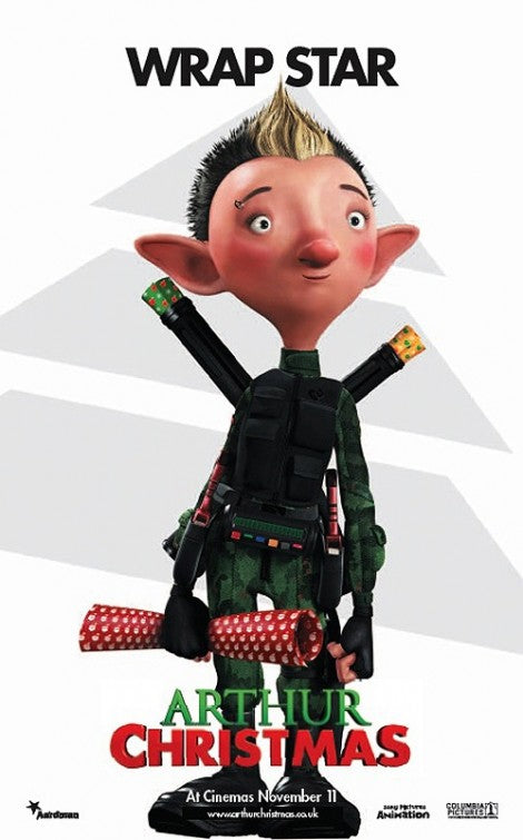 1000 piece jigsaw puzzle for the movie poster: Arthur Christmas (2011) ver6