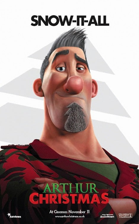 1000 piece jigsaw puzzle for the movie poster: Arthur Christmas (2011) ver7