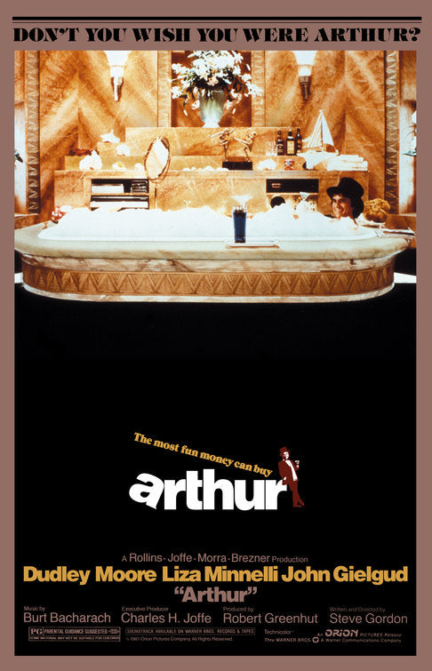 the movie poster: Arthur (1981) ver3