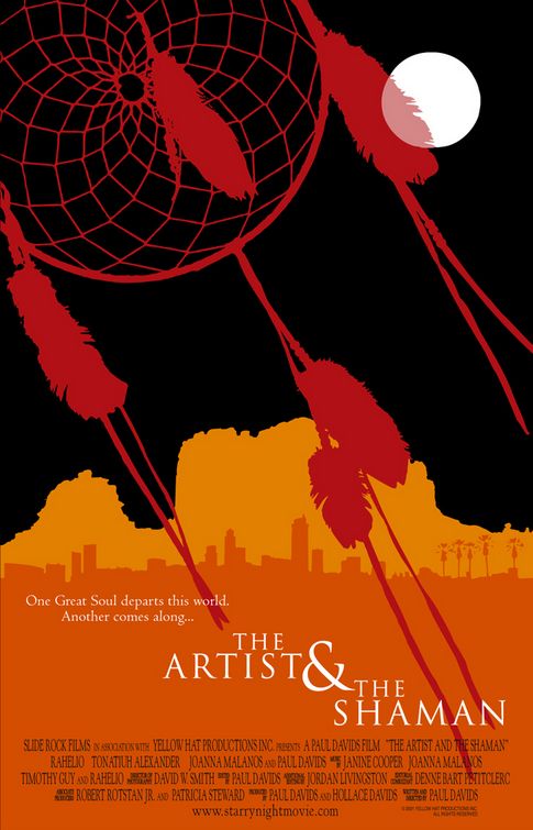 the movie poster: The Artist and the Shaman (2004)