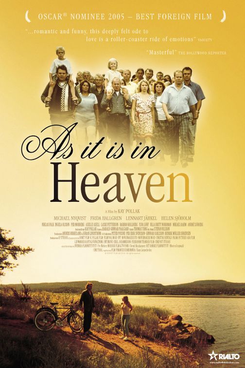 the movie poster: As It Is In Heaven (2004) ver3