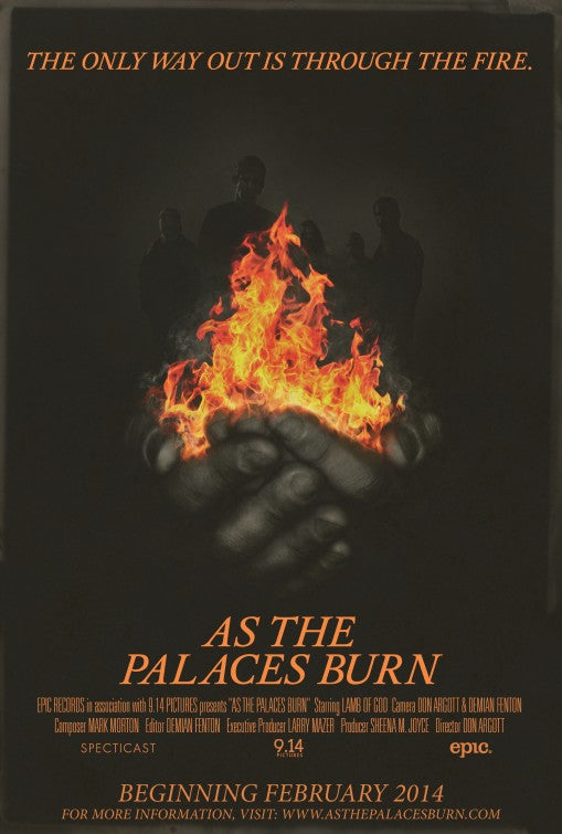 1000 piece jigsaw puzzle for the movie poster: As the Palaces Burn (2014)