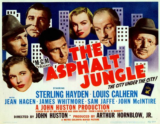 the movie poster: The Asphalt Jungle (1950) ver3