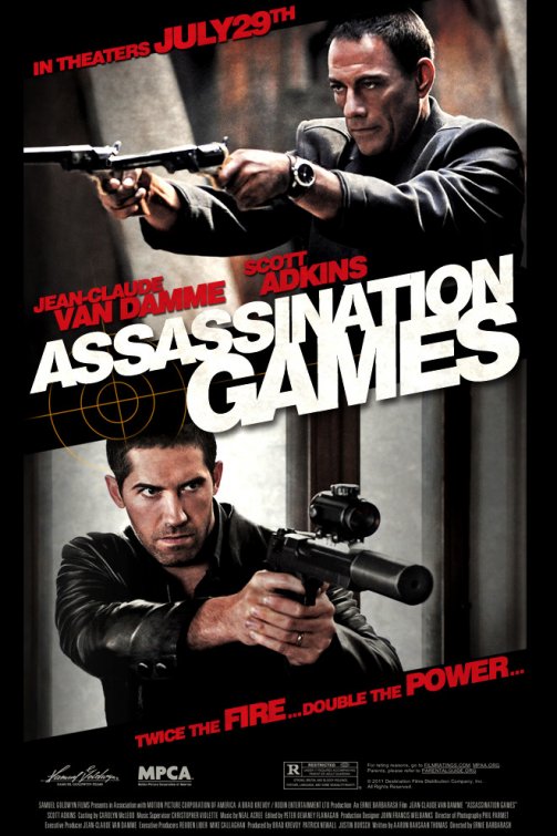 1000 piece jigsaw puzzle for the movie poster: Assassination Games (2011)