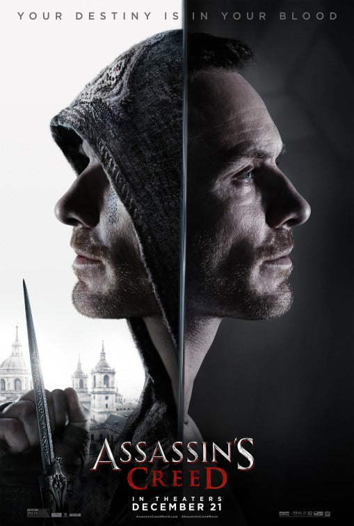 1000 piece jigsaw puzzle for the movie poster: Assassin's Creed (2016) ver3