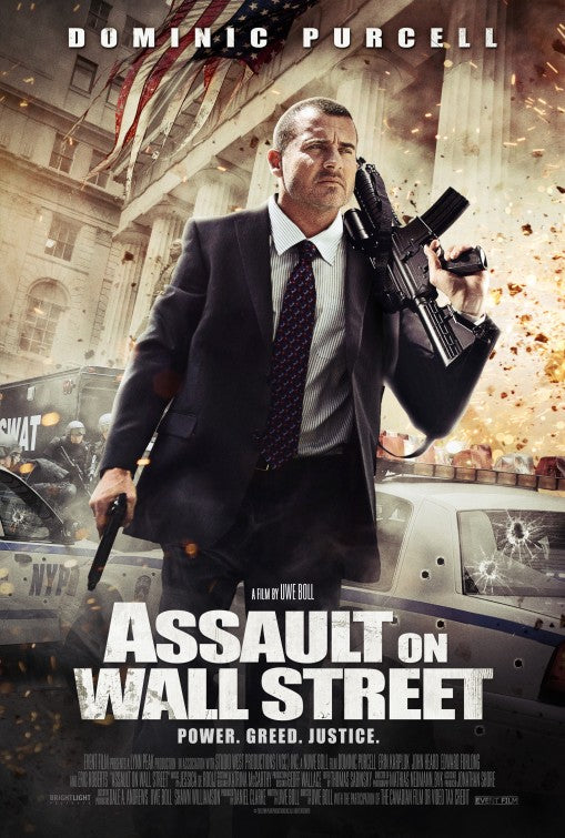 1000 piece jigsaw puzzle for the movie poster: Assault on Wall Street (2013)