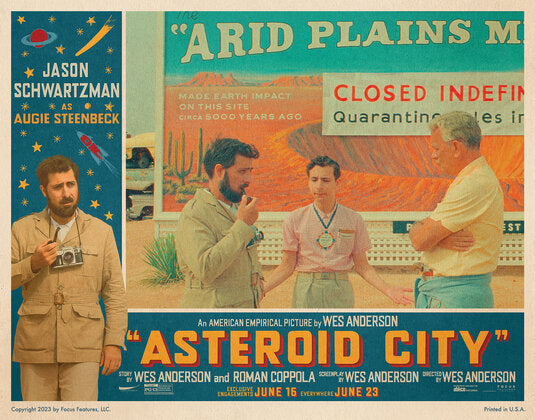 1000 piece jigsaw puzzle for the movie poster: Asteroid City (2023) ver13