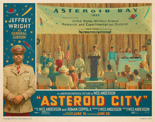 1000 piece jigsaw puzzle for the movie poster: Asteroid City (2023) ver14