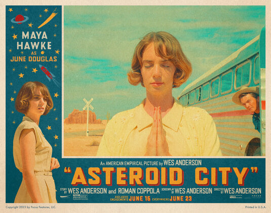 1000 piece jigsaw puzzle for the movie poster: Asteroid City (2023) ver15