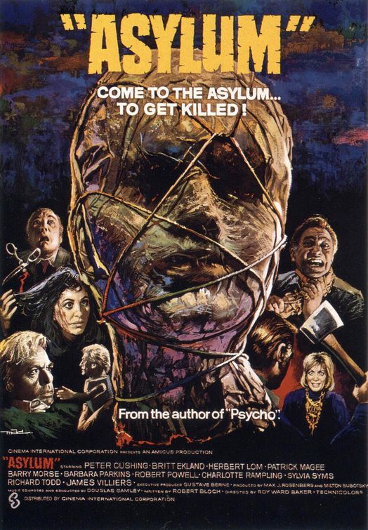 the movie poster: Asylum (1972) ver2