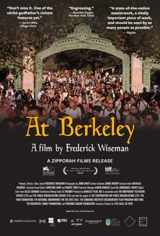 1000 piece jigsaw puzzle for the movie poster: At Berkeley (2013)