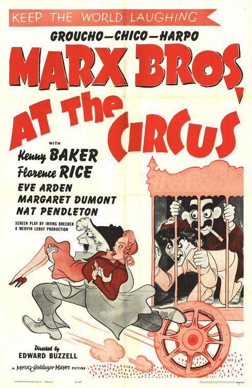 the movie poster: At the Circus (1939)