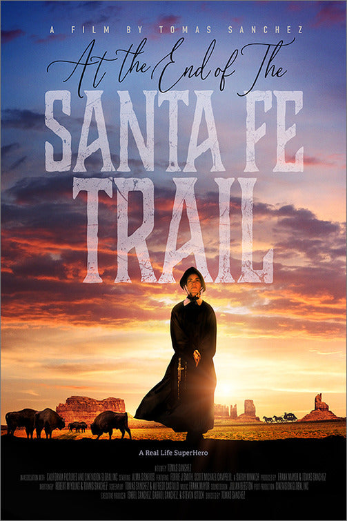 1000 piece jigsaw puzzle for the movie poster: At the End of the Santa Fe Trail (2024)