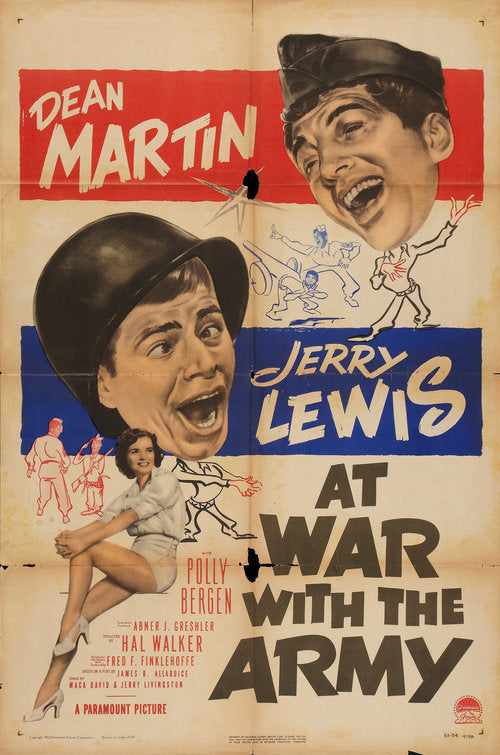 1000 piece jigsaw puzzle for the movie poster: At War with the Army (1950) ver2