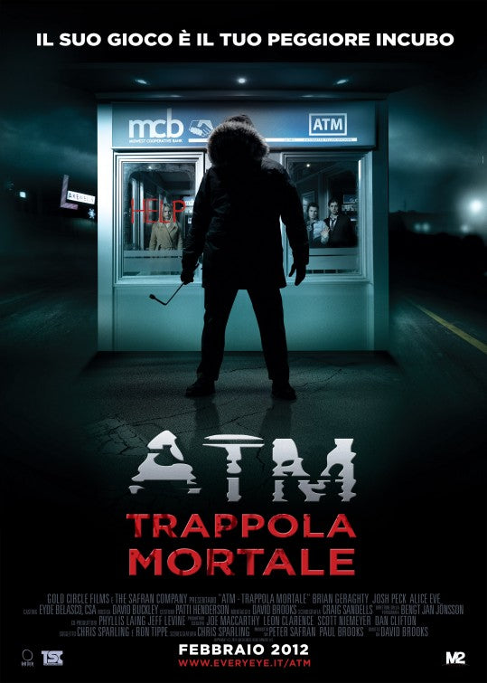 1000 piece jigsaw puzzle for the movie poster: ATM (2012)
